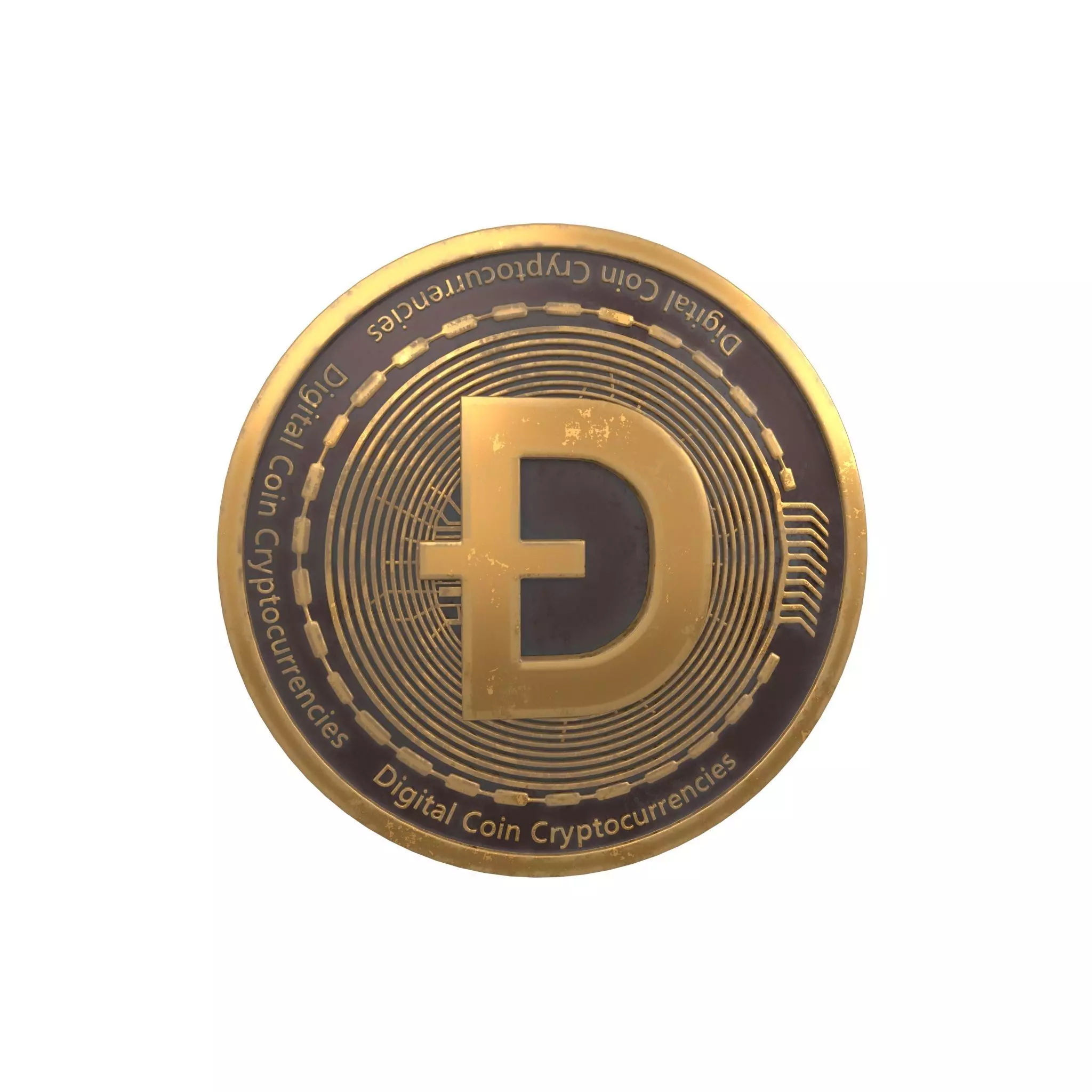 Doge Coin v5 002 3D model_0