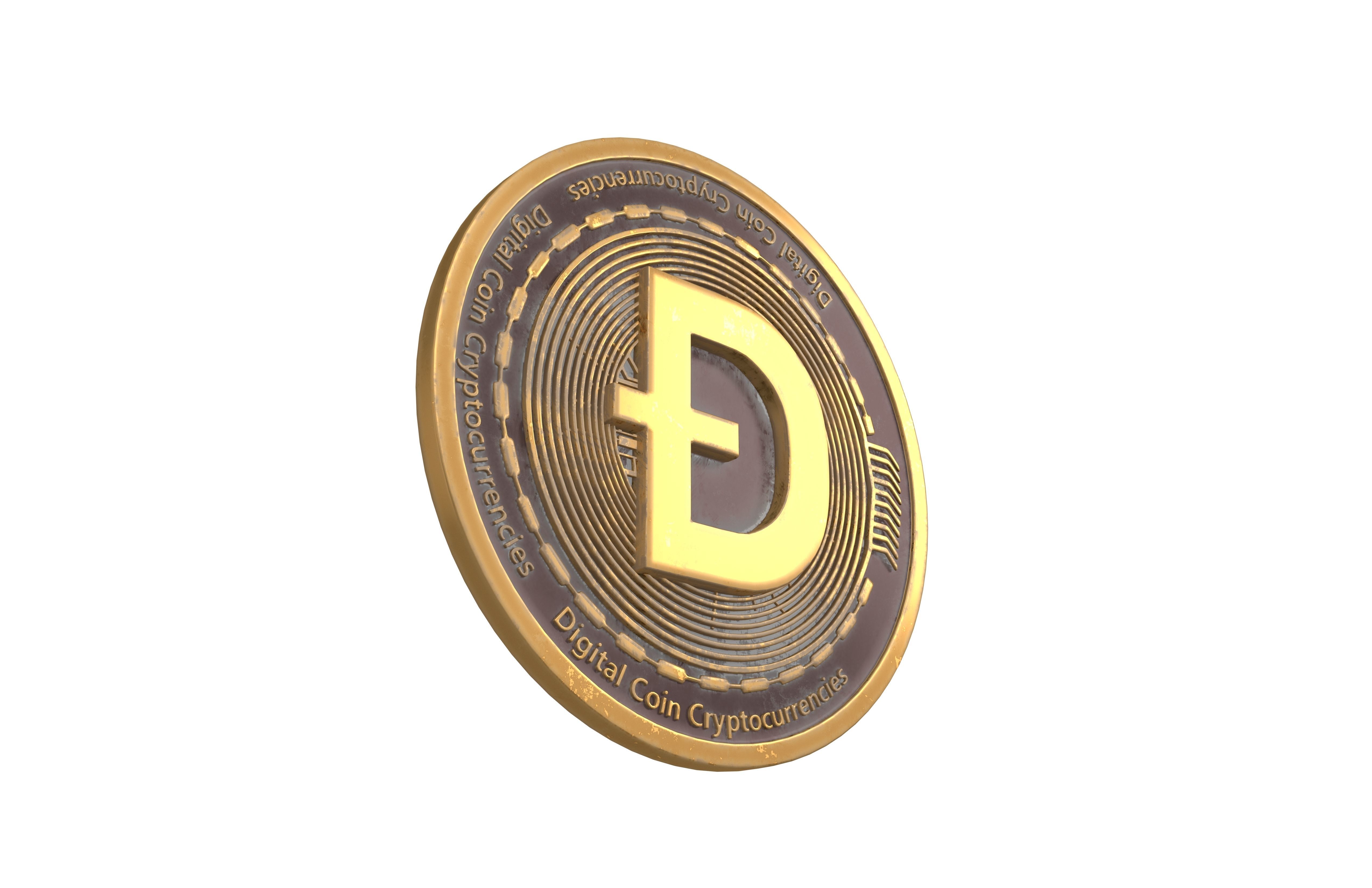 Doge Coin v5 002 3D model_3