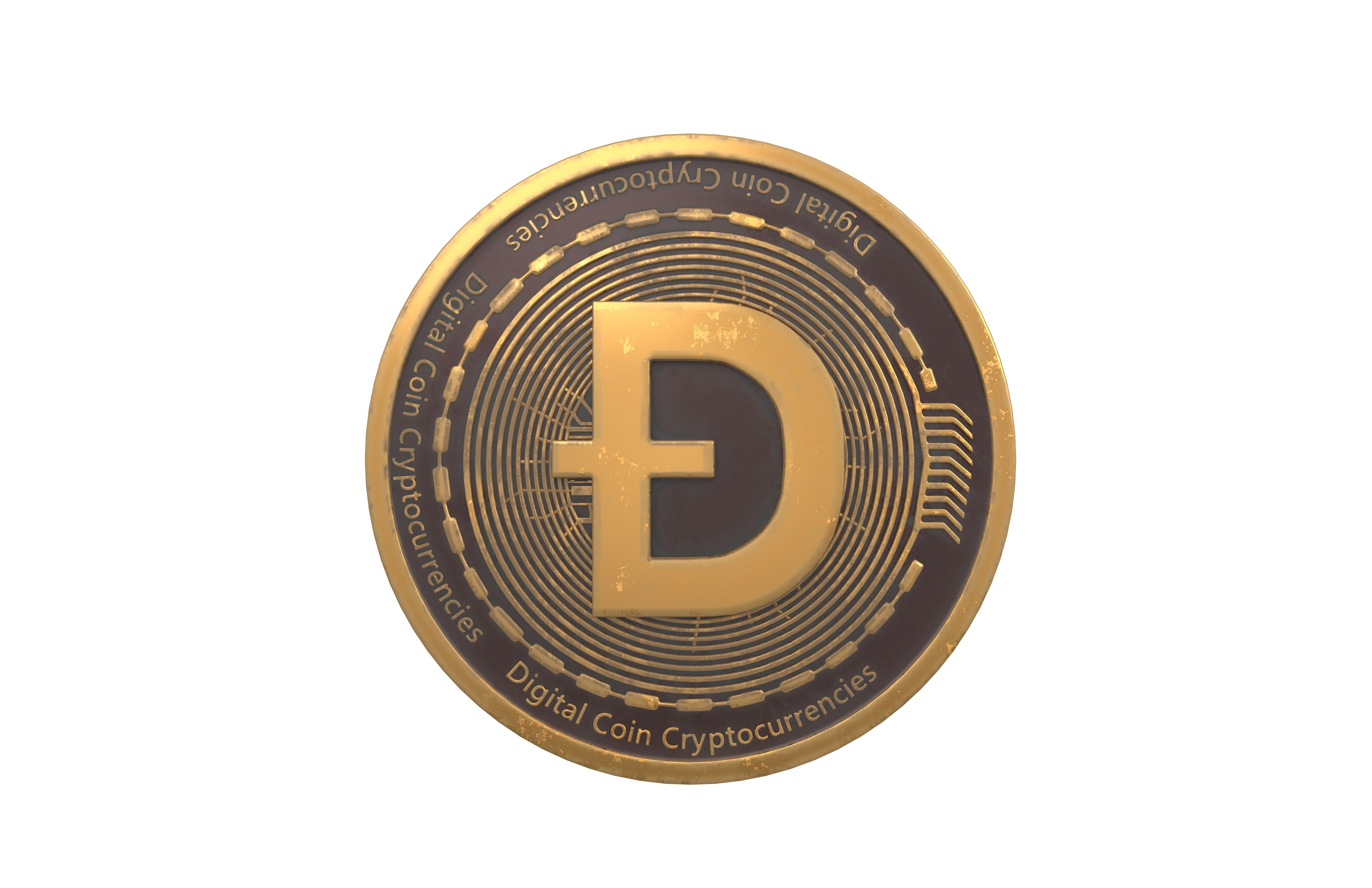 Doge Coin v5 002 3D model_2