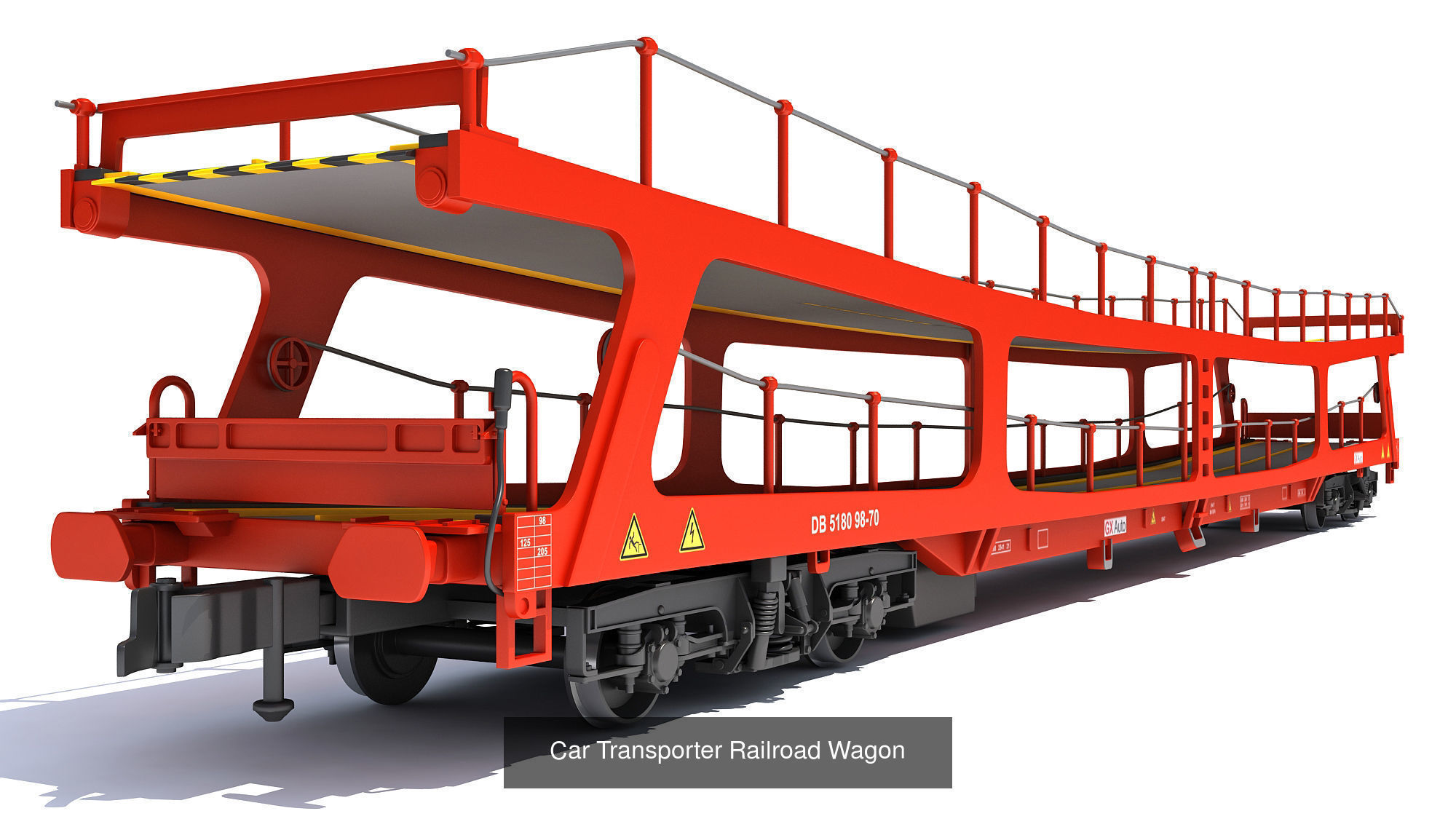 Canadian Pacific Freight Train 3D Model Collection_4