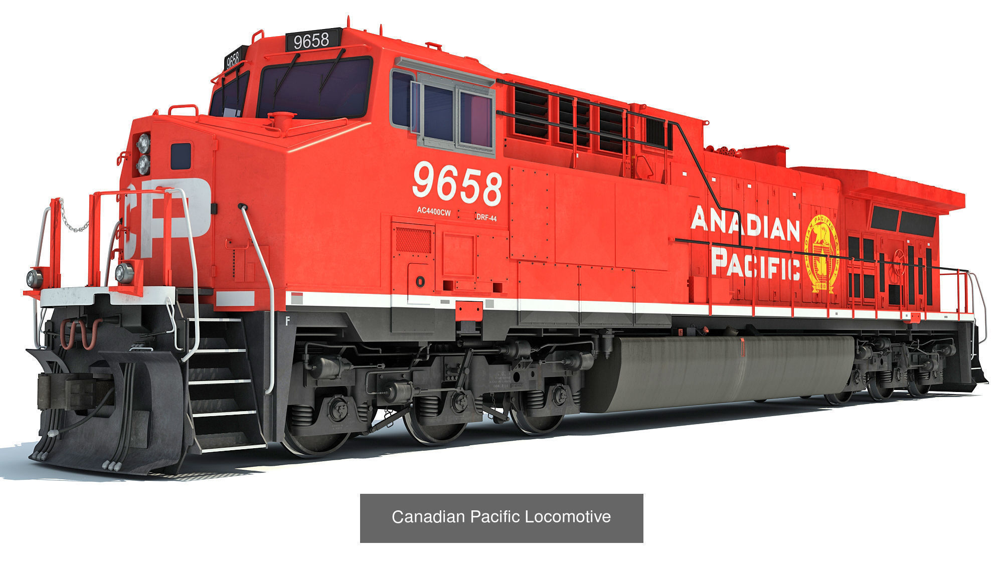 Canadian Pacific Freight Train 3D Model Collection_2
