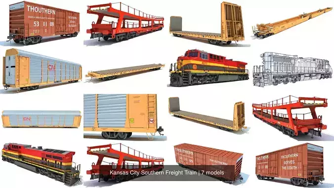 Kansas City Southern Freight Train