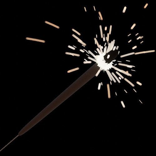 Sparklers animated Particle system Low-poly 3D model