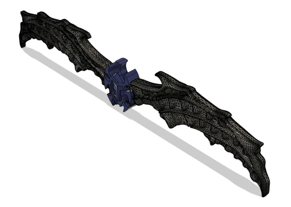 Batman Who Laughs Blue Beetle Batarang 3D print model_4