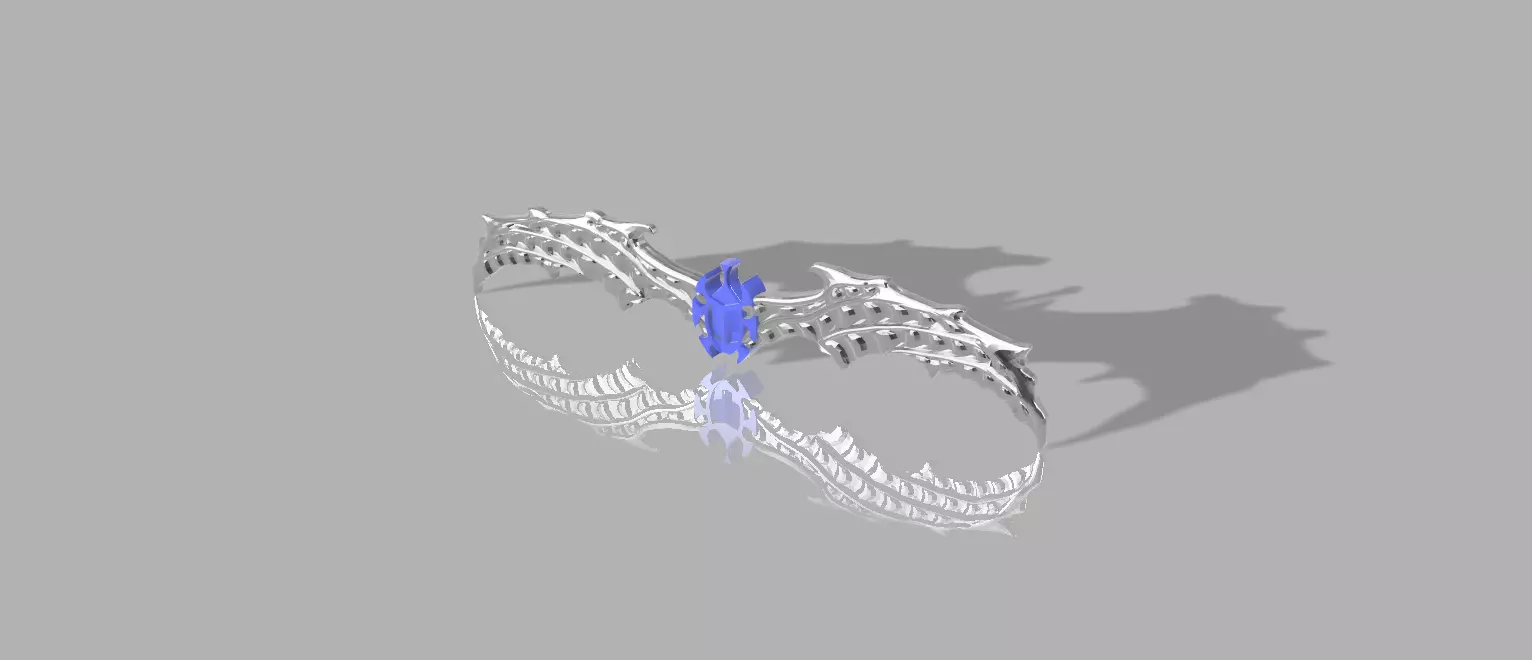 Batman Who Laughs Blue Beetle Batarang 3D print model_0