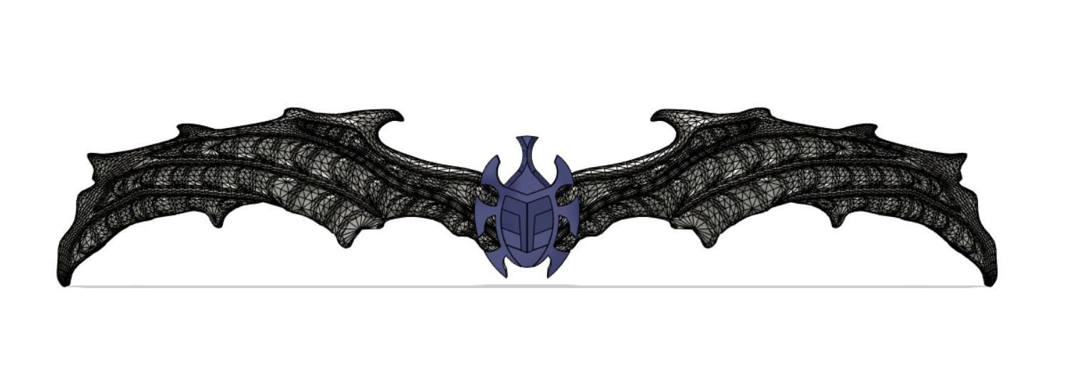 Batman Who Laughs Blue Beetle Batarang 3D print model_3