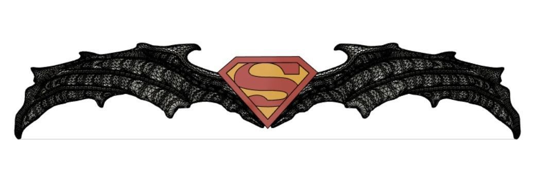 Batman Who Laughs Krypton Batarang 3D print model_4