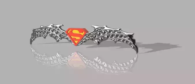 Batman Who Laughs Krypton Batarang 3D print model