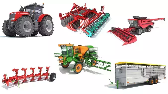 Farm Equipment 3D Models 3D Model Collection