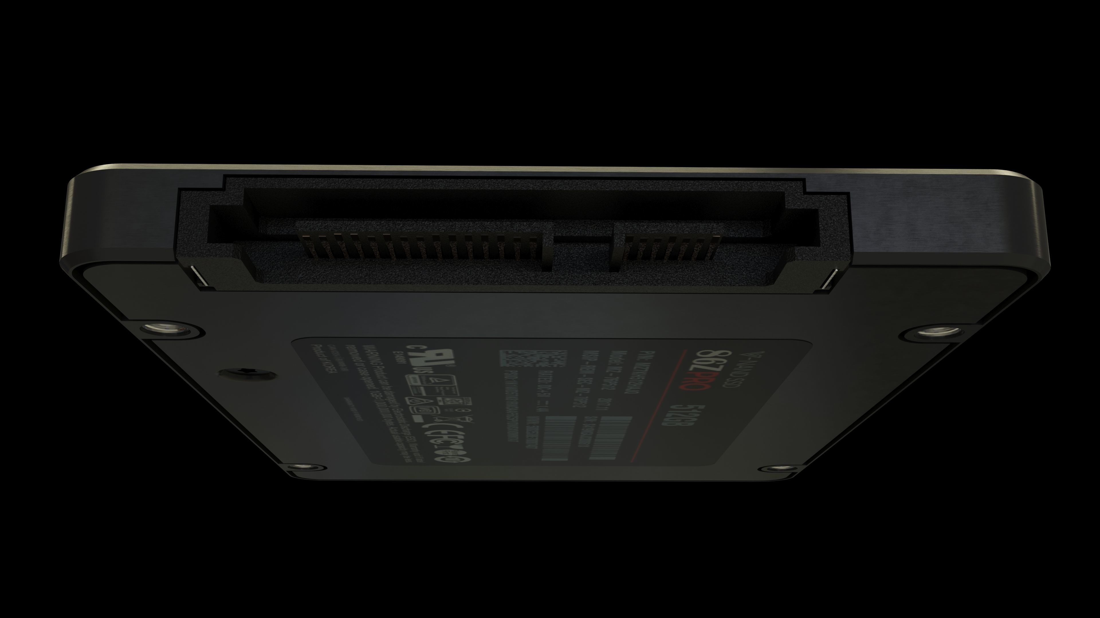 SSD - Solid State Drive 3D model_2