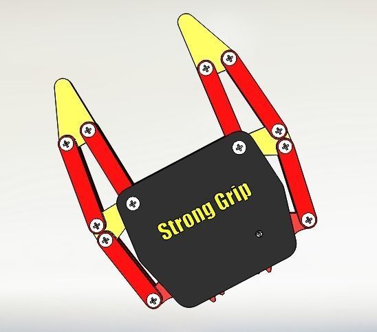 Smart Pipe Gripper Low-poly 3D model_7