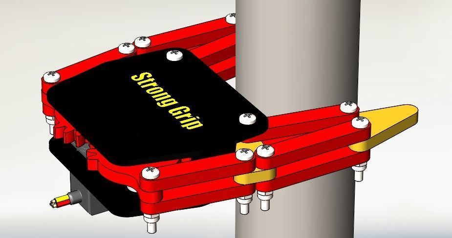 Smart Pipe Gripper Low-poly 3D model_6