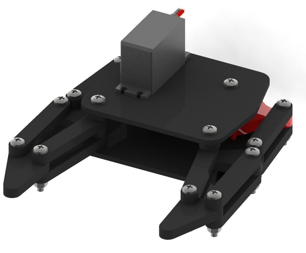 Smart Pipe Gripper Low-poly 3D model_10