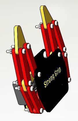 Smart Pipe Gripper Low-poly 3D model_9