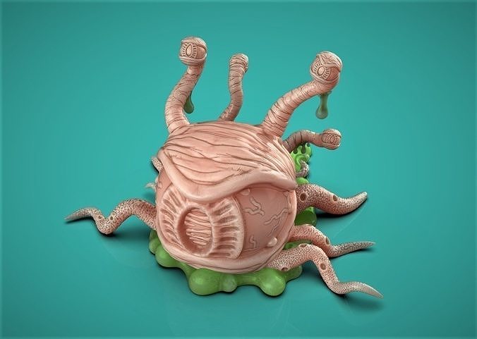 Slime Beholder 3D printable model Free 3D print model