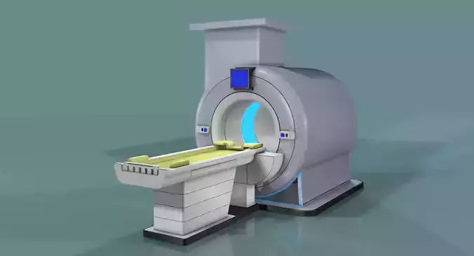CT Scanner Machine  Low-poly 3D model