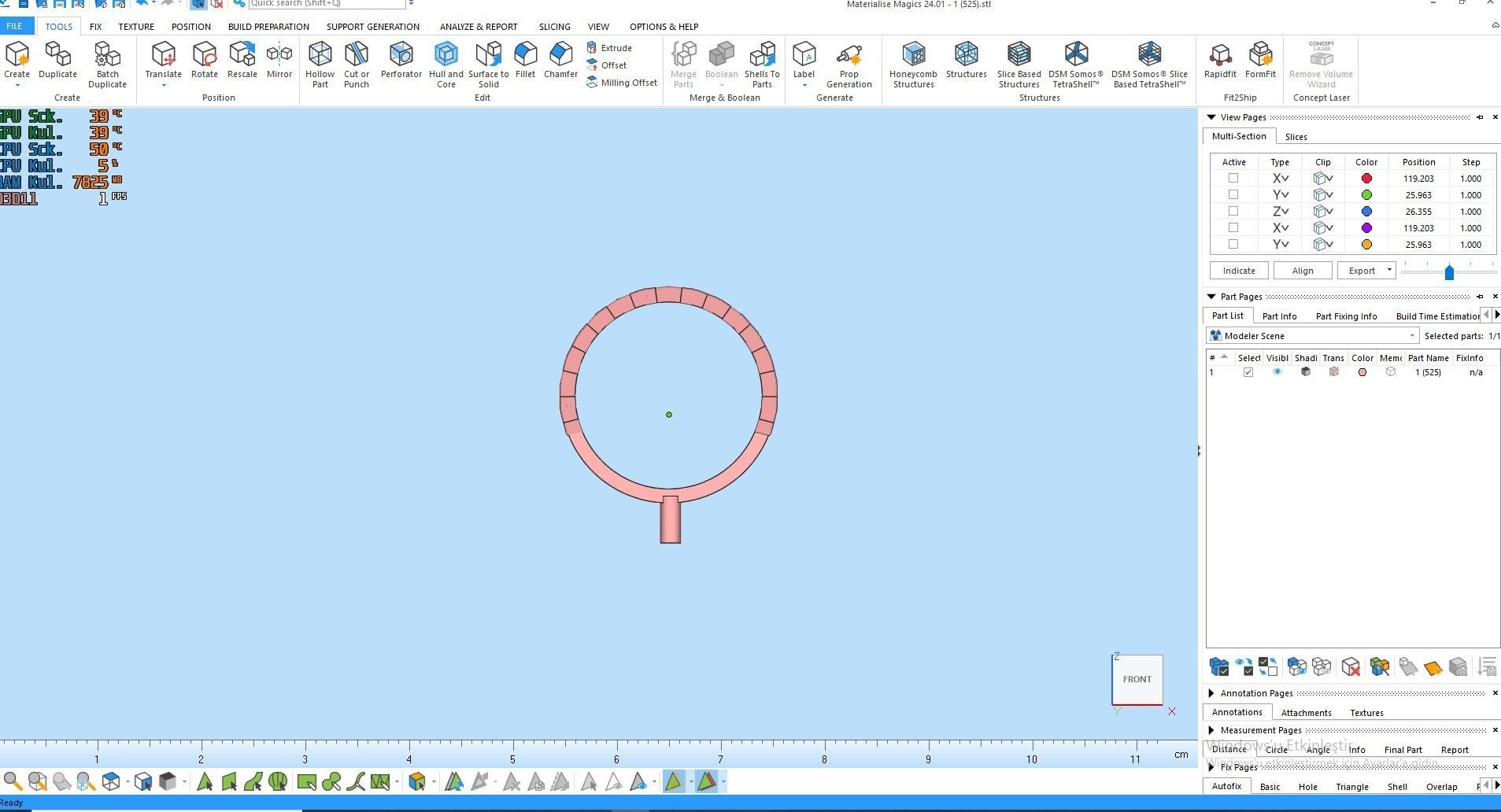 Hexagon Ring Design 3D print model_1