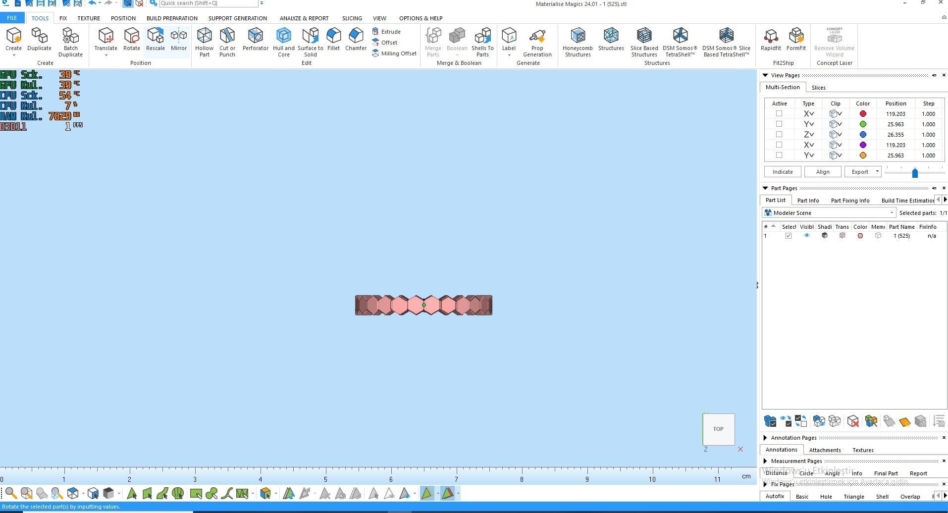 Hexagon Ring Design 3D print model_2