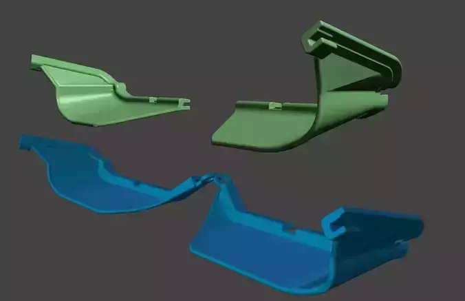 Yamaha Super Tenere bottom hand guard extenders XT1200Z XT1200 Free 3D print model