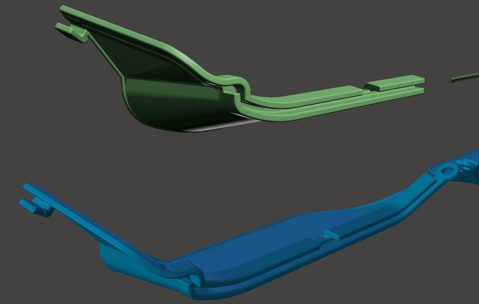 Yamaha Super Tenere bottom hand guard extenders XT1200Z XT1200 Free 3D print model_7