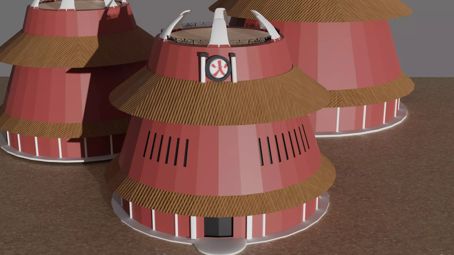 Hokage Base Free low-poly 3D model