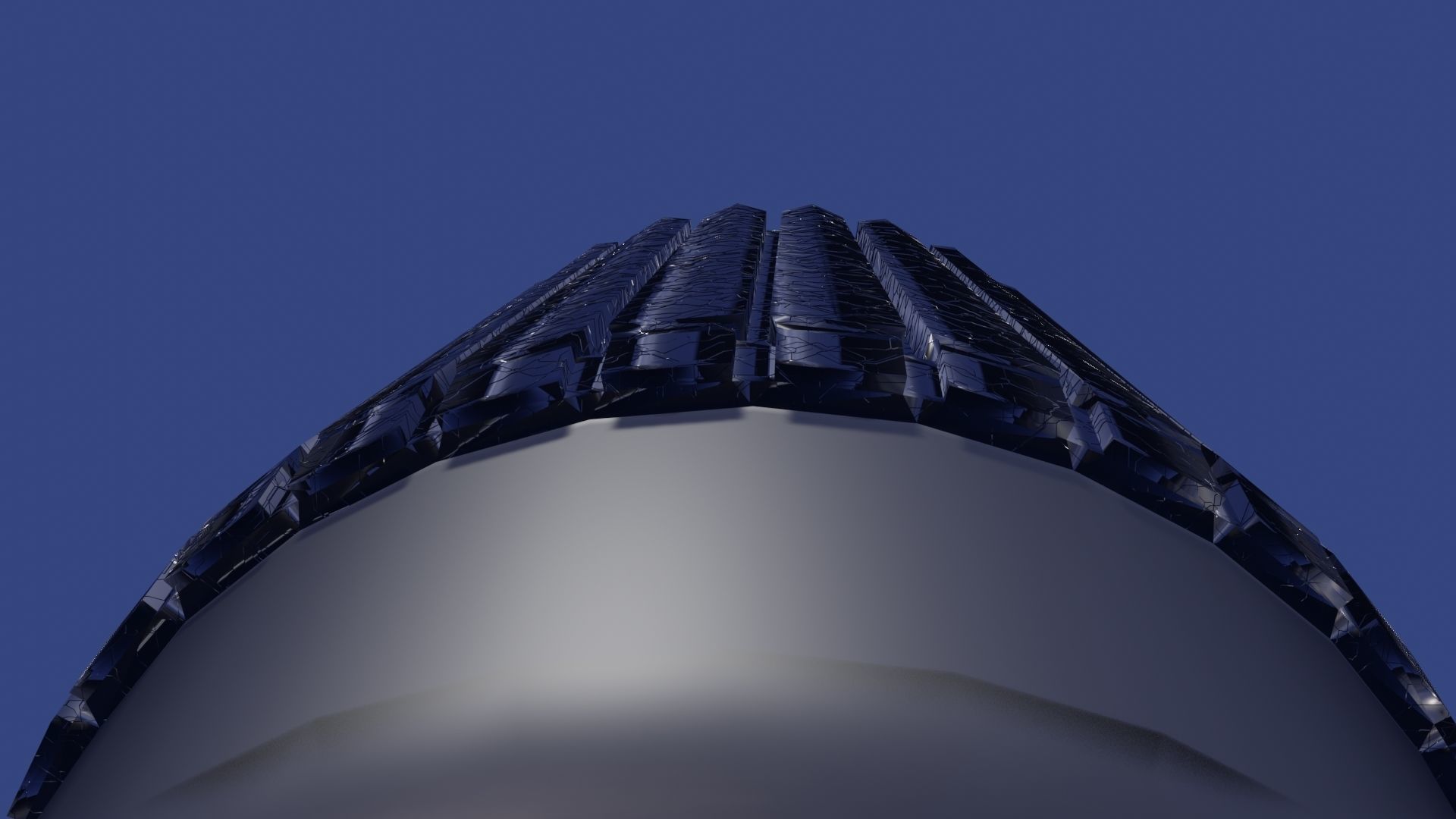 Low-poly Science Fiction   3D-Thrust Vectoring Variable Nozzle  Low-poly 3D model_4