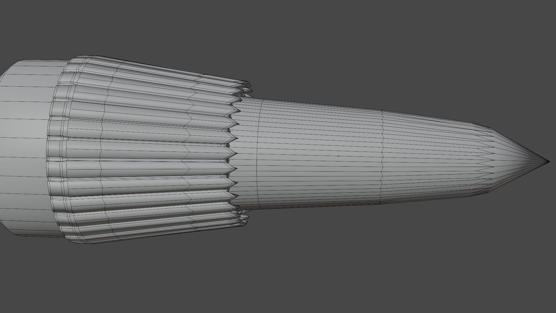 Low-poly Science Fiction   3D-Thrust Vectoring Variable Nozzle  Low-poly 3D model_12