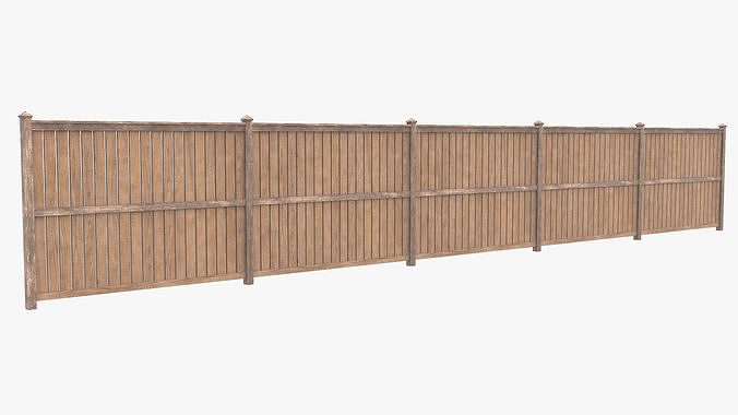 Modular Wooden Fence