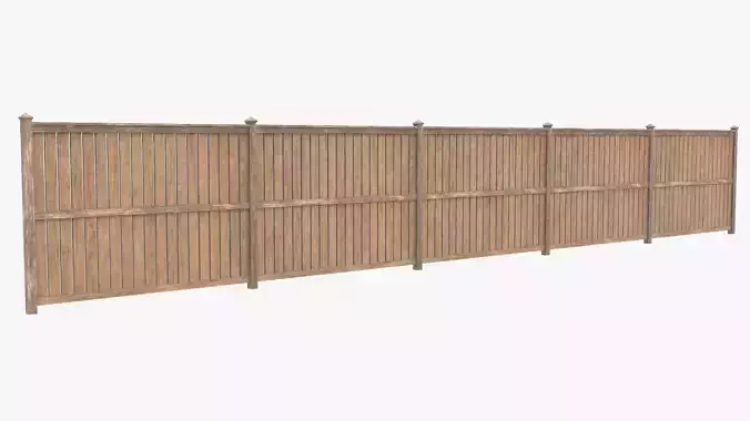 Modular Wooden Fence