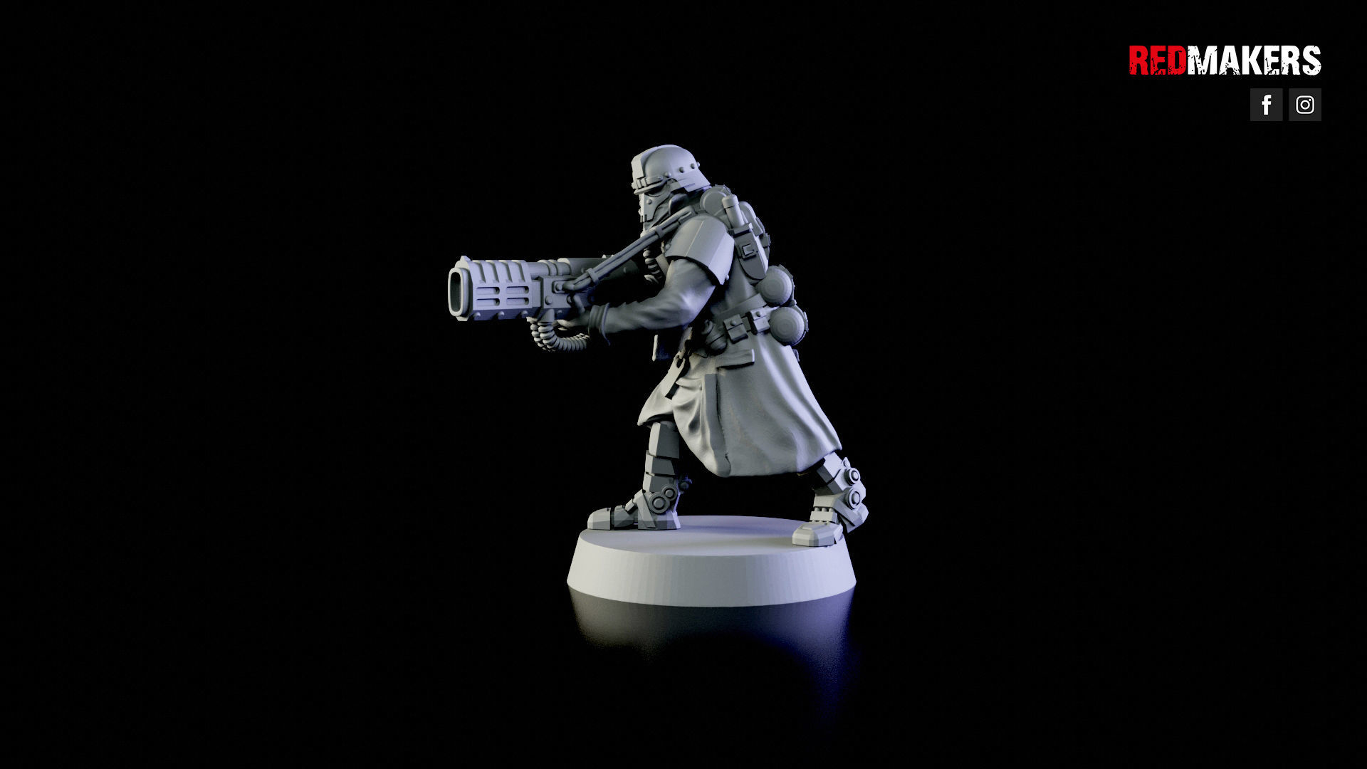 Special weapons teams - Death Squad of the Imperial Force 3D print model_11
