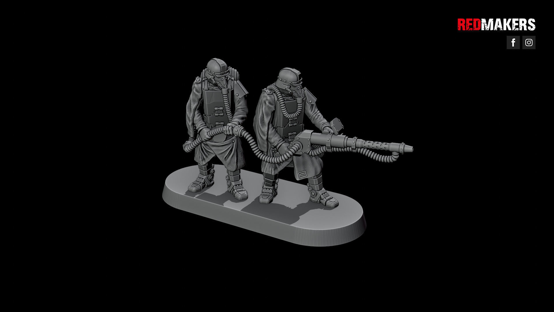 Special weapons teams - Death Squad of the Imperial Force 3D print model_32