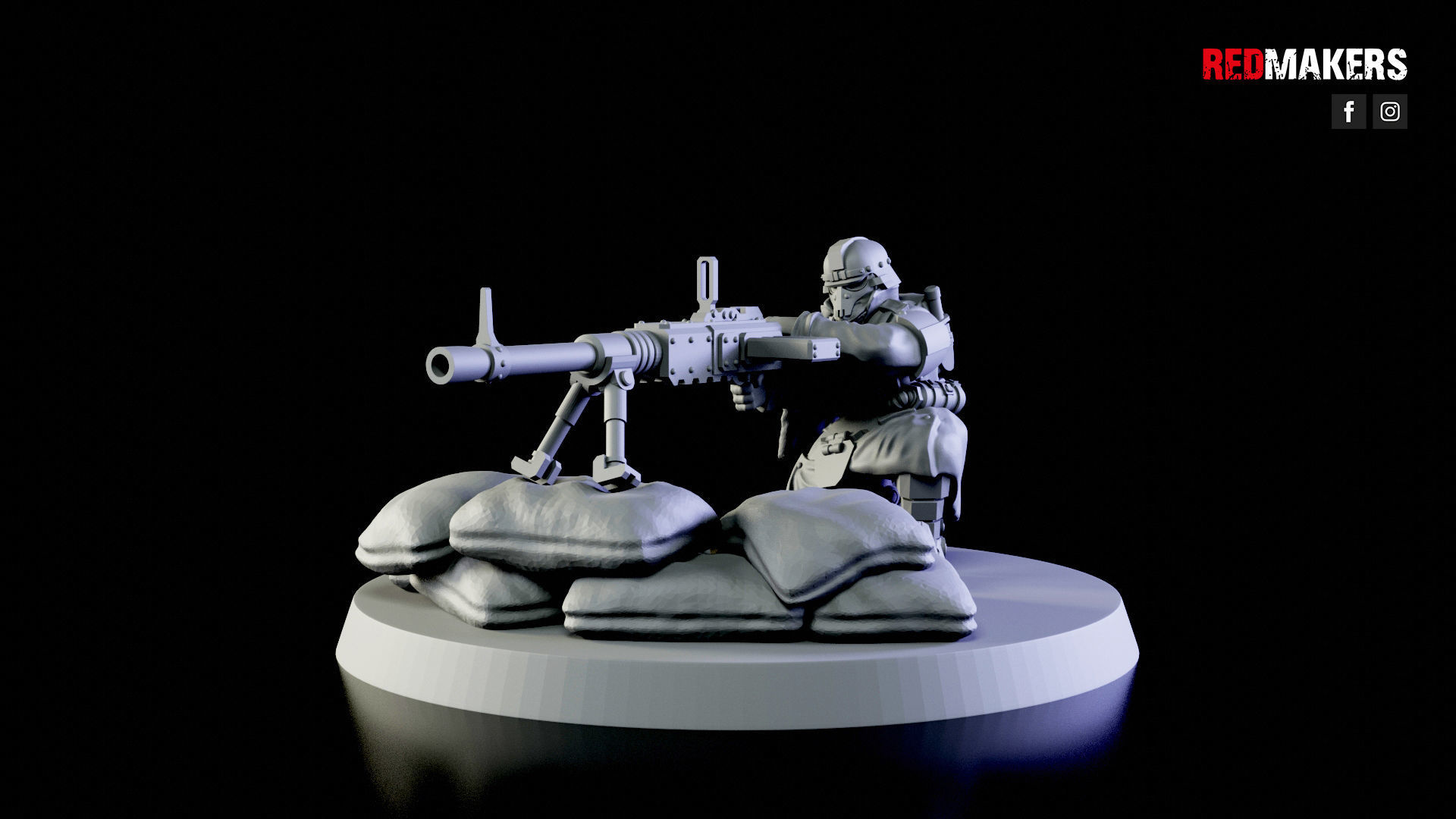 Special weapons teams - Death Squad of the Imperial Force 3D print model_16