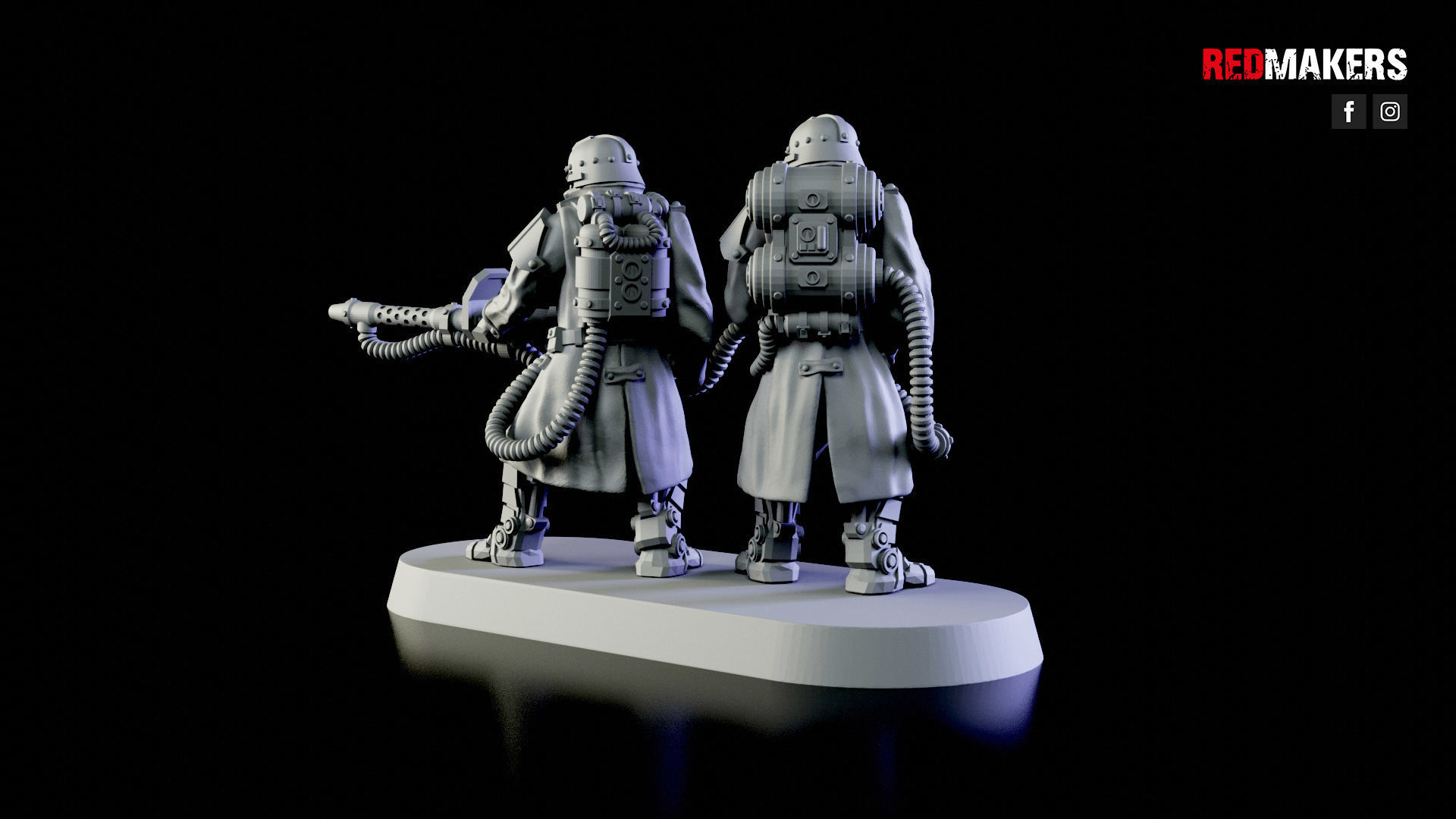 Special weapons teams - Death Squad of the Imperial Force 3D print model_7