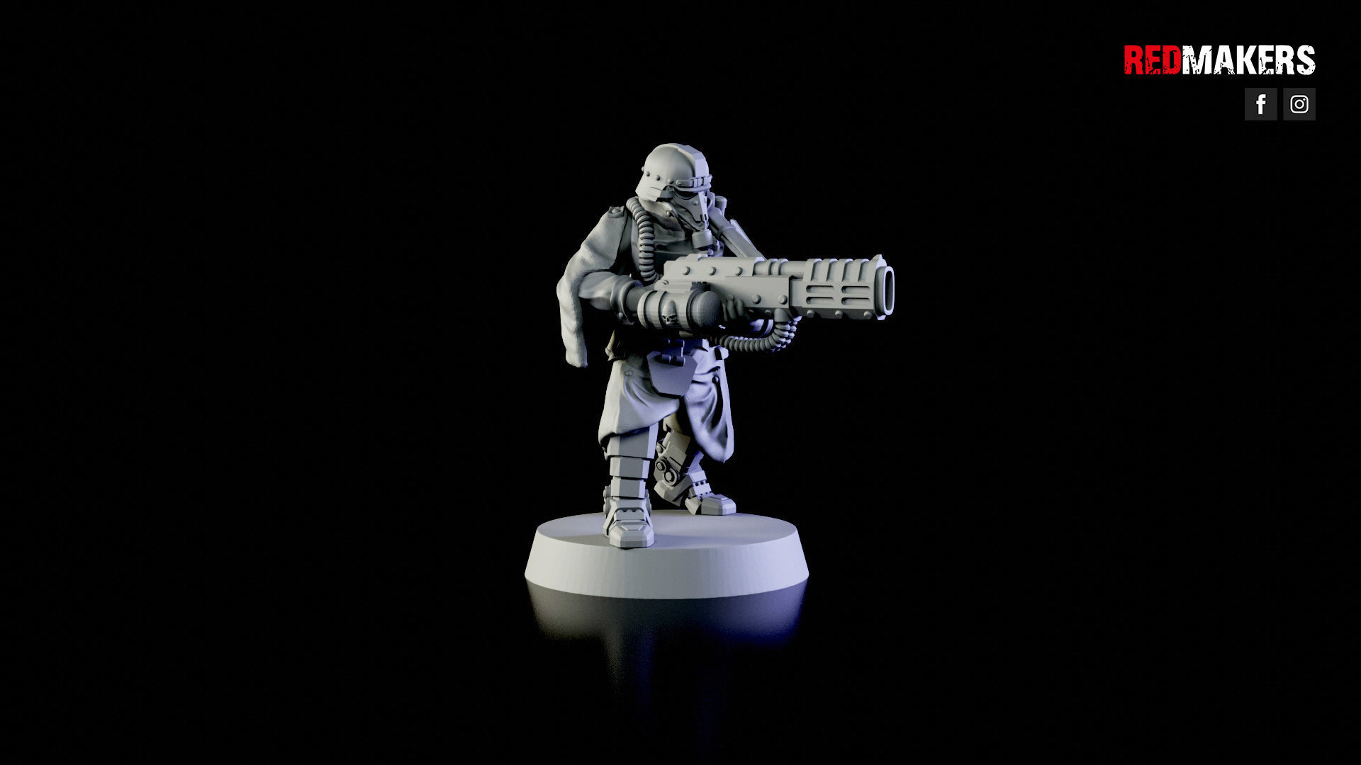 Special weapons teams - Death Squad of the Imperial Force 3D print model_9