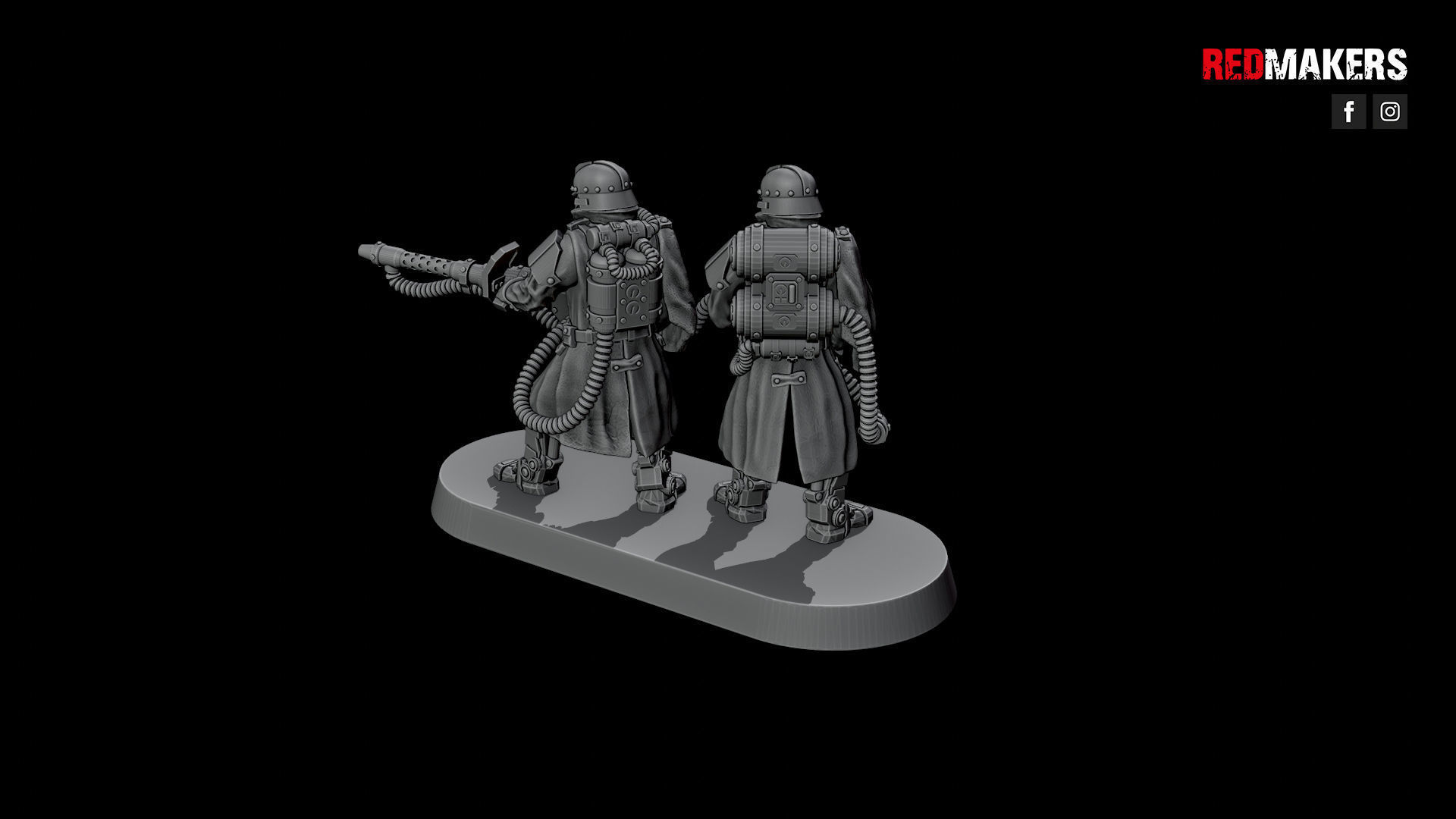 Special weapons teams - Death Squad of the Imperial Force 3D print model_33