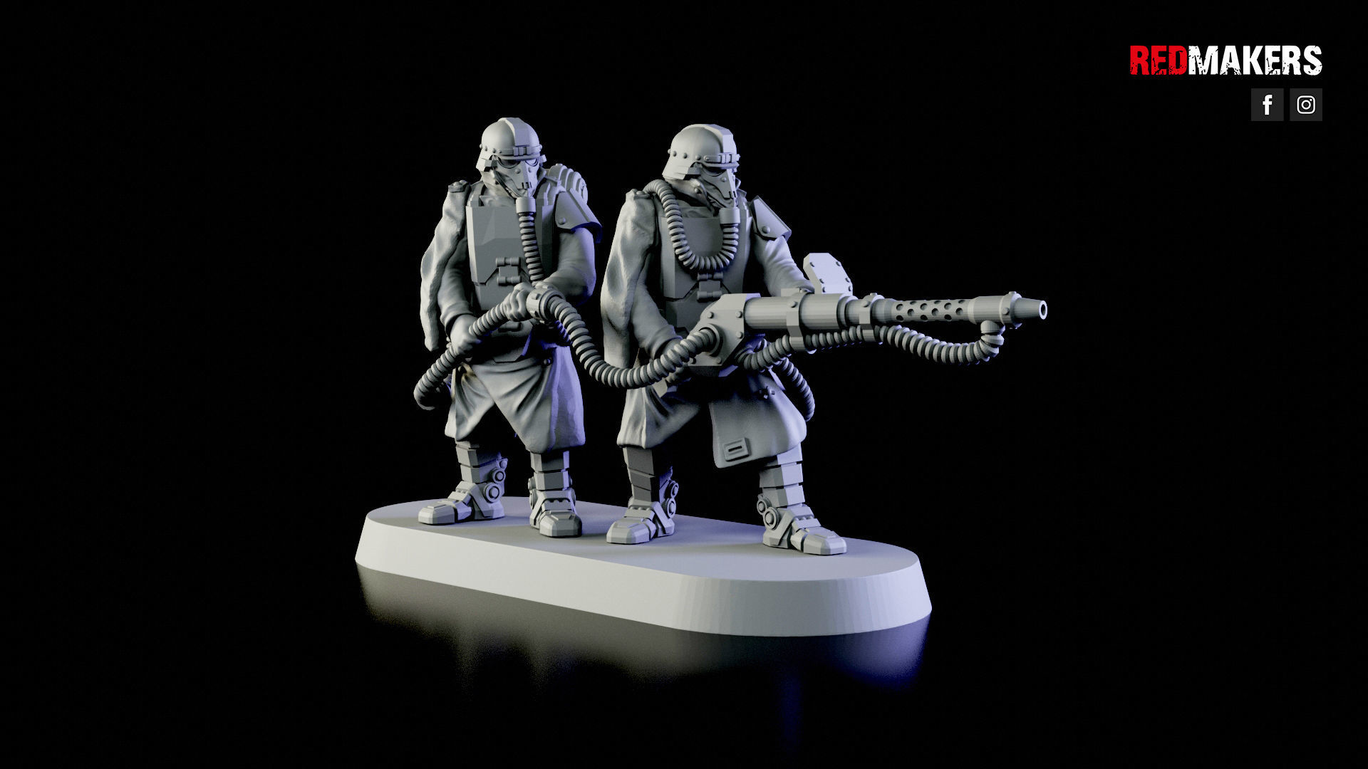 Special weapons teams - Death Squad of the Imperial Force 3D print model_5