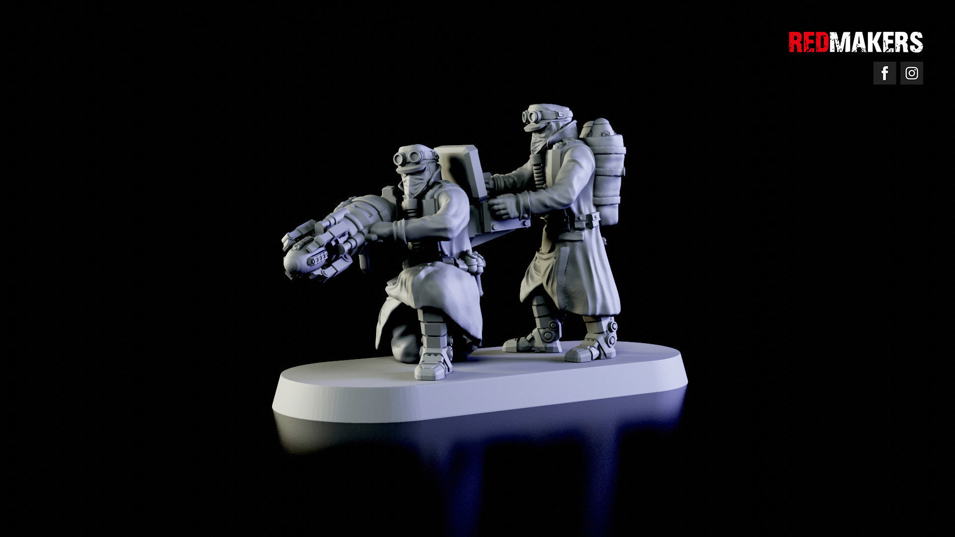 Special weapons teams - Death Squad of the Imperial Force 3D print model_12
