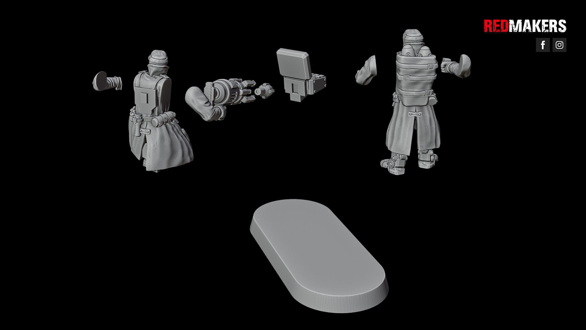 Special weapons teams - Death Squad of the Imperial Force 3D print model_31