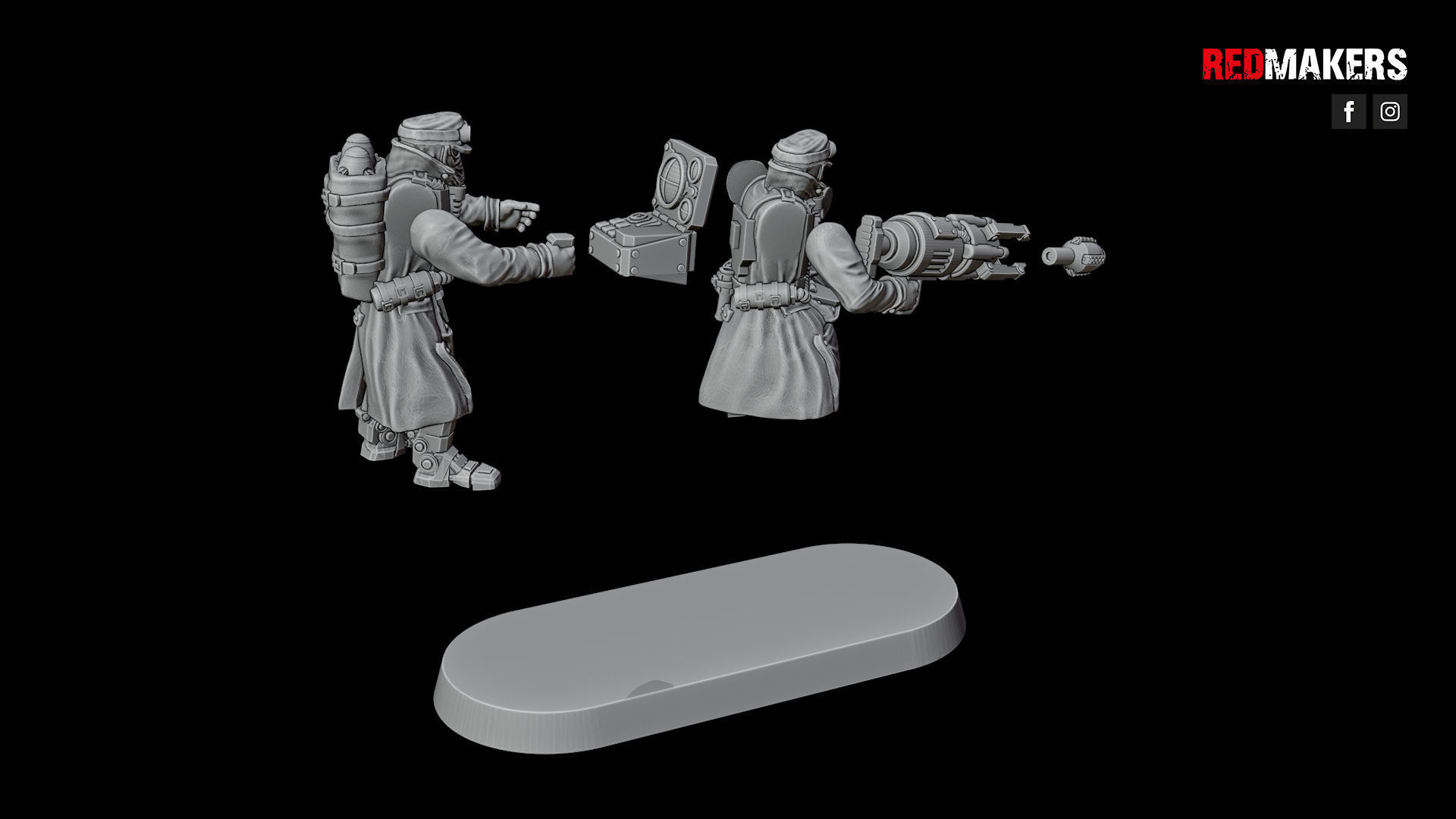 Special weapons teams - Death Squad of the Imperial Force 3D print model_29