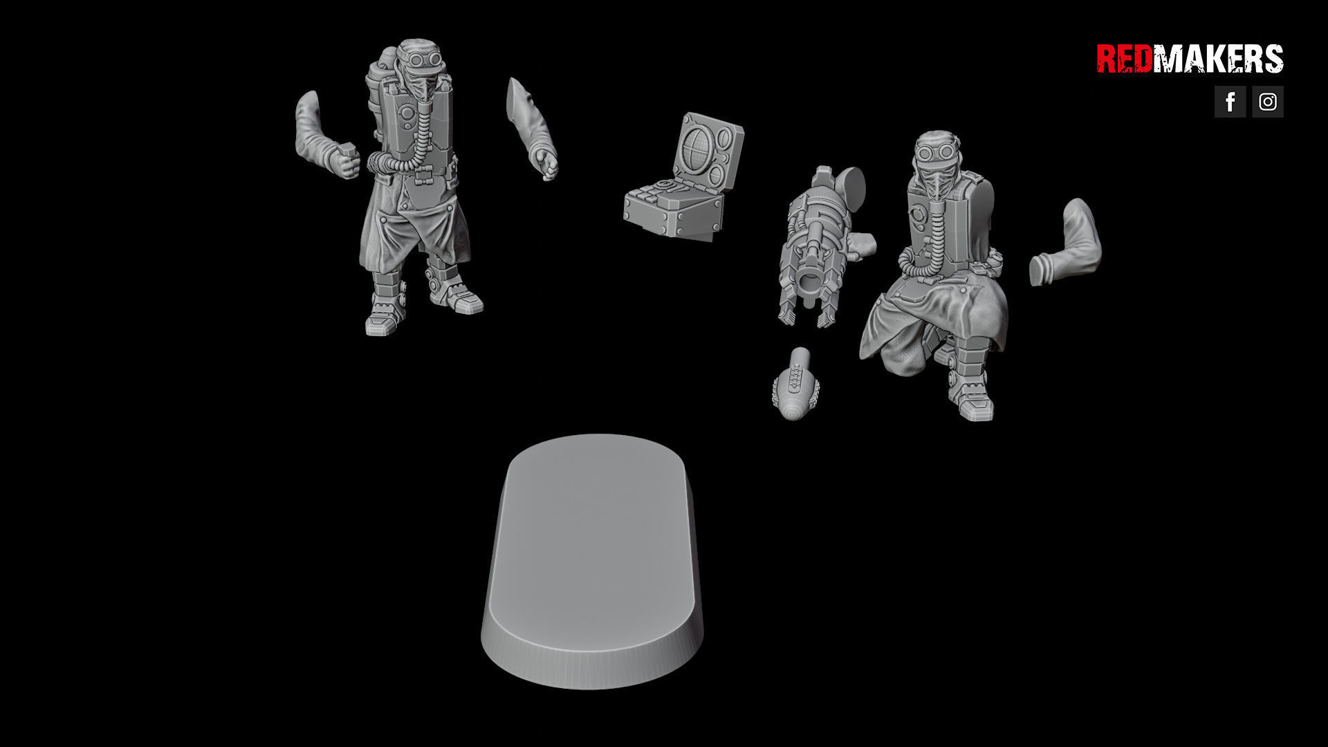 Special weapons teams - Death Squad of the Imperial Force 3D print model_30