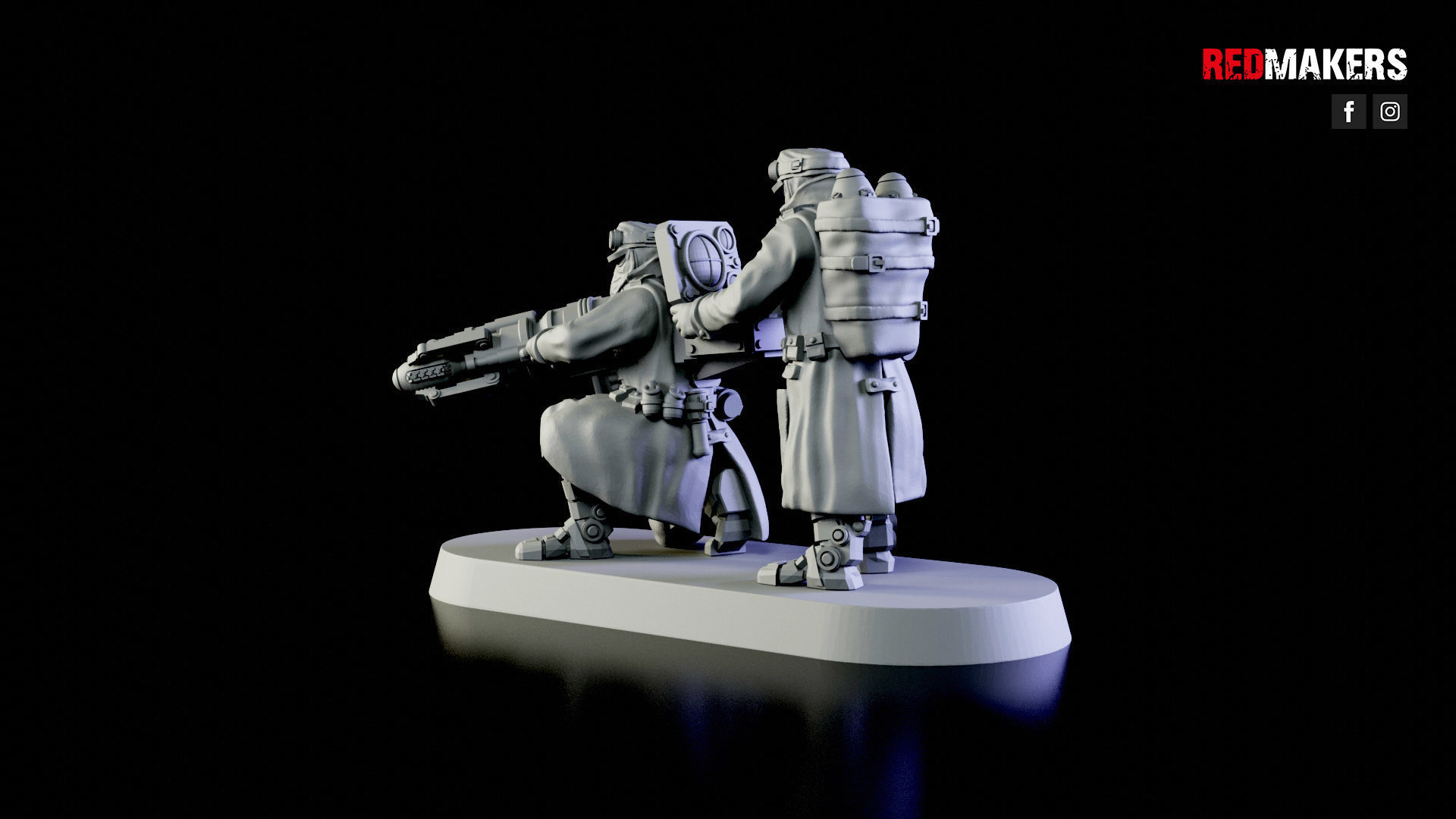 Special weapons teams - Death Squad of the Imperial Force 3D print model_15