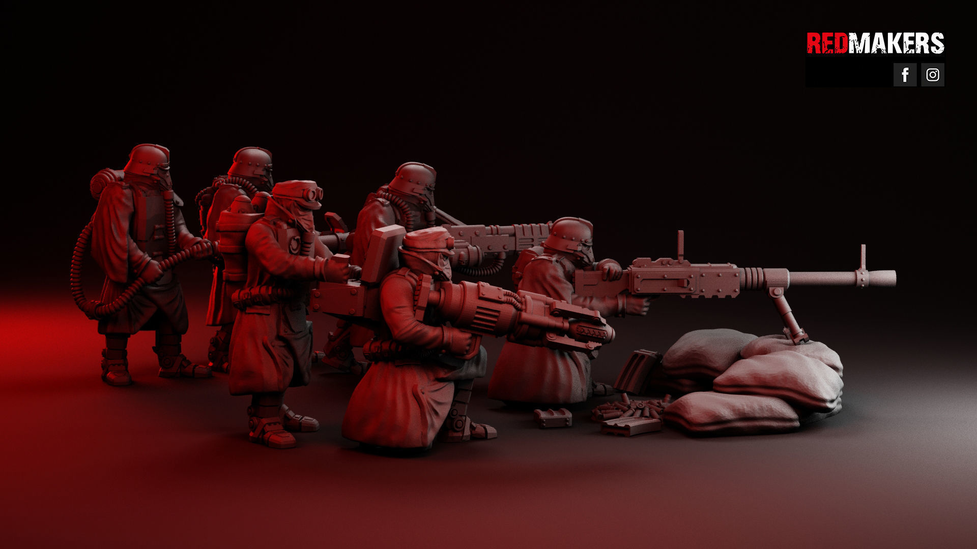 Special weapons teams - Death Squad of the Imperial Force 3D print model_38