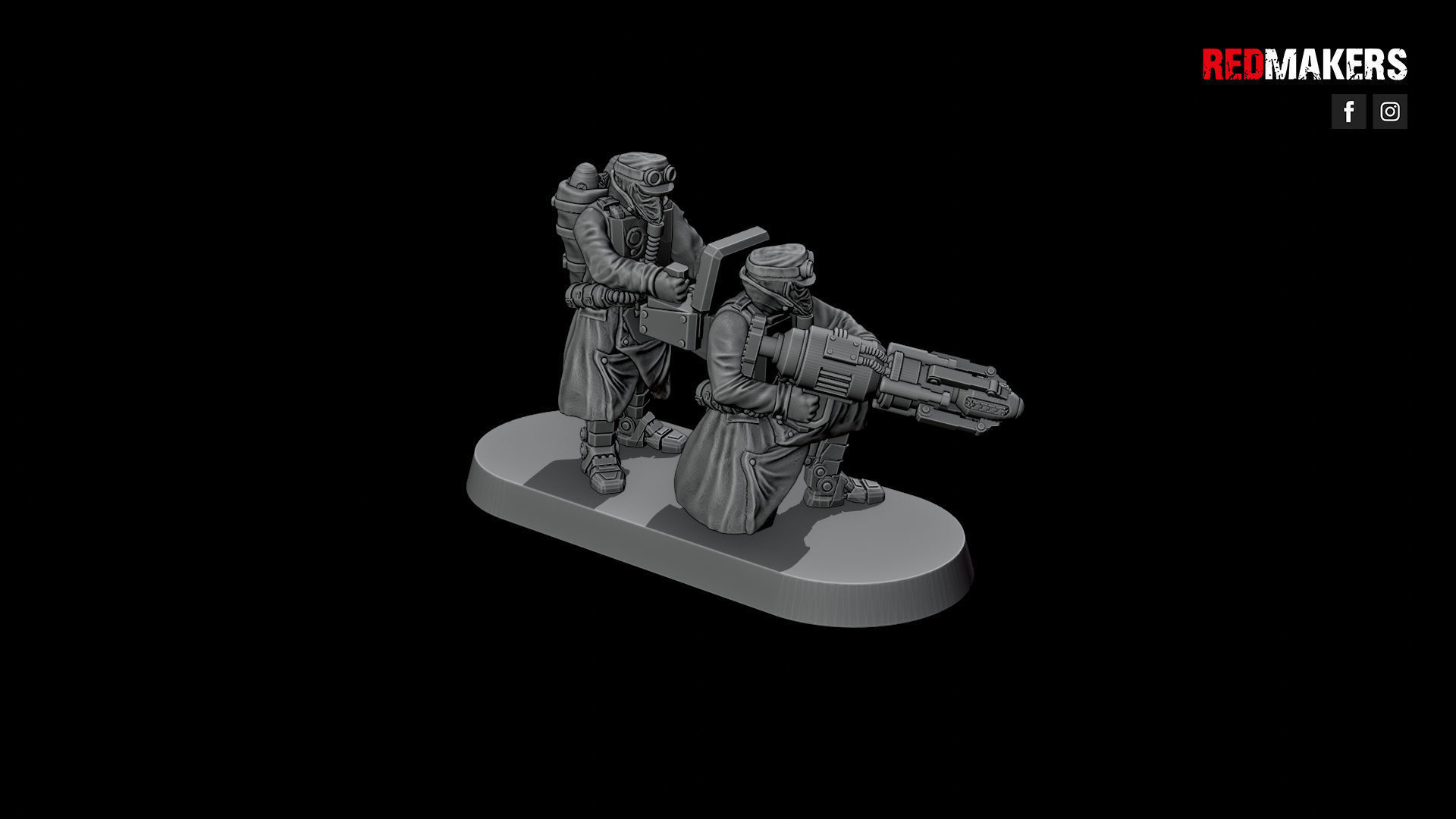 Special weapons teams - Death Squad of the Imperial Force 3D print model_26
