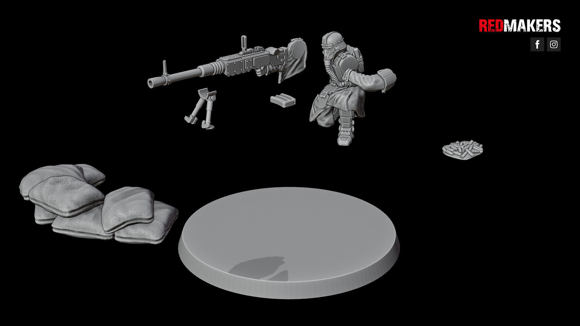 Special weapons teams - Death Squad of the Imperial Force 3D print model_22