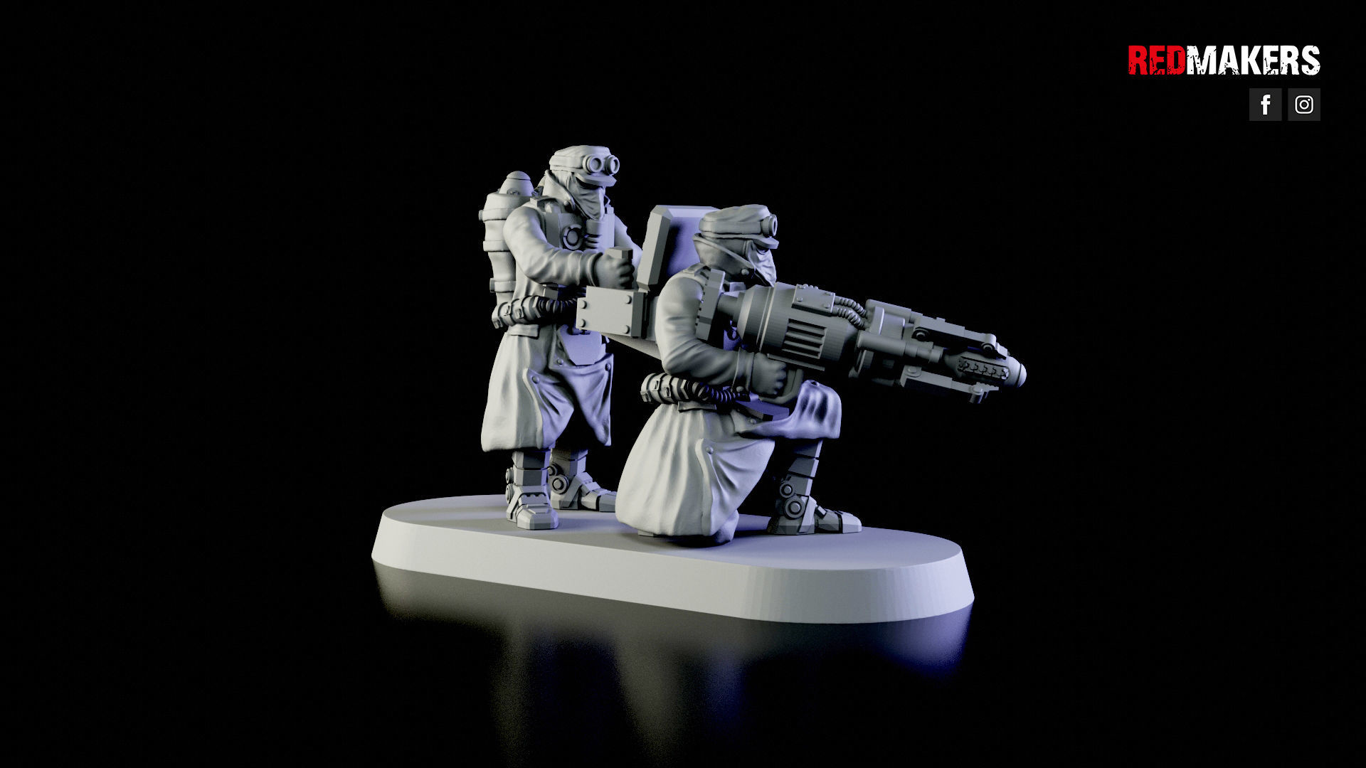 Special weapons teams - Death Squad of the Imperial Force 3D print model_13