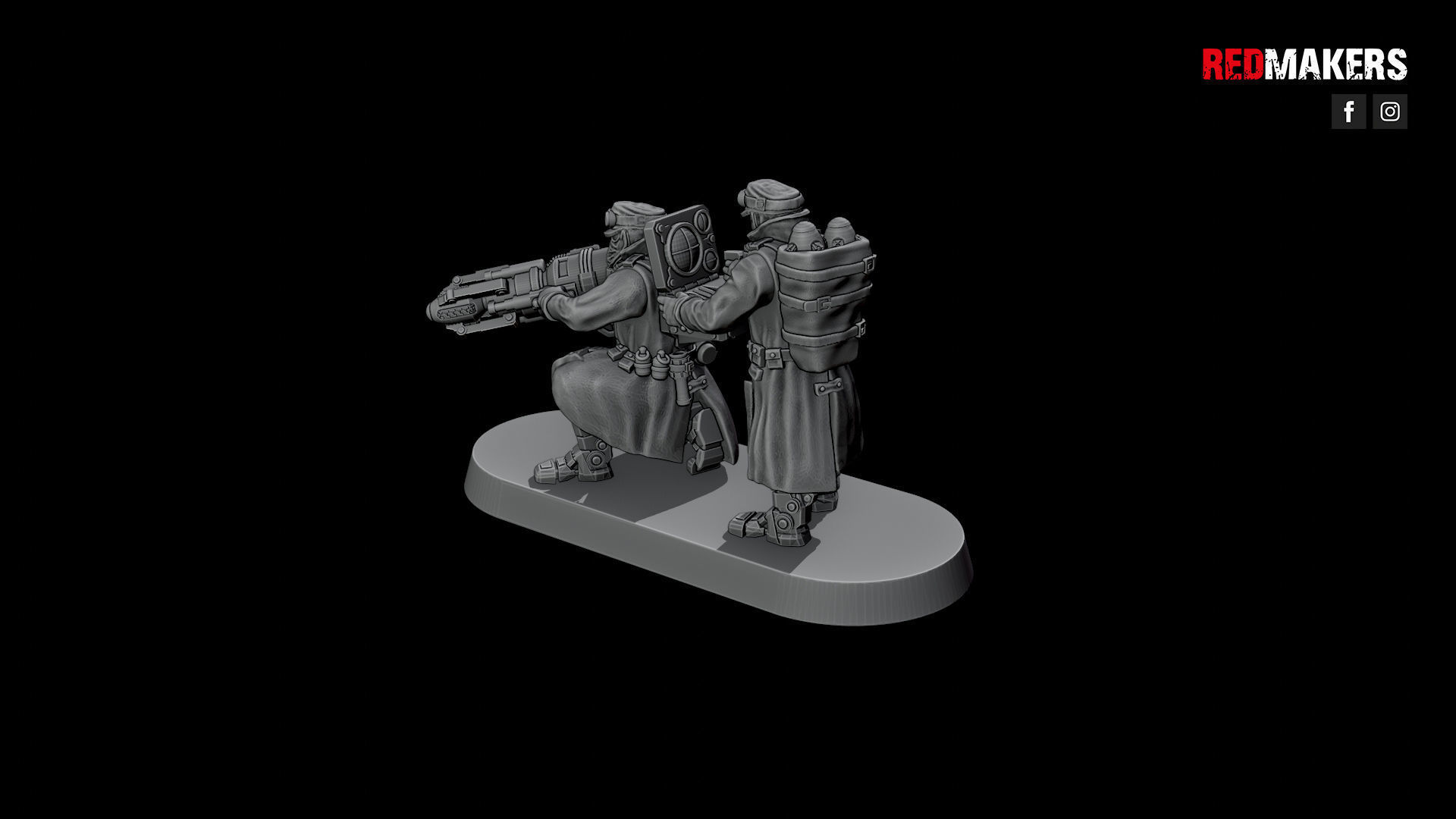 Special weapons teams - Death Squad of the Imperial Force 3D print model_27