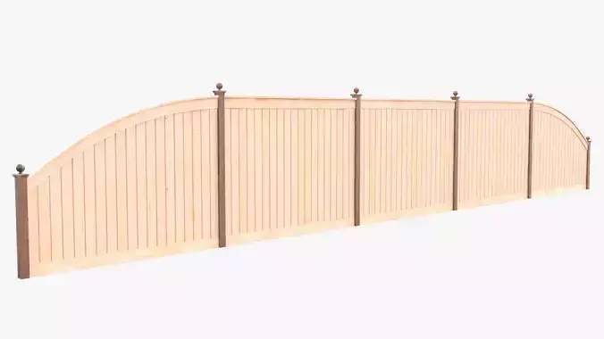 Modular Wooden Fence