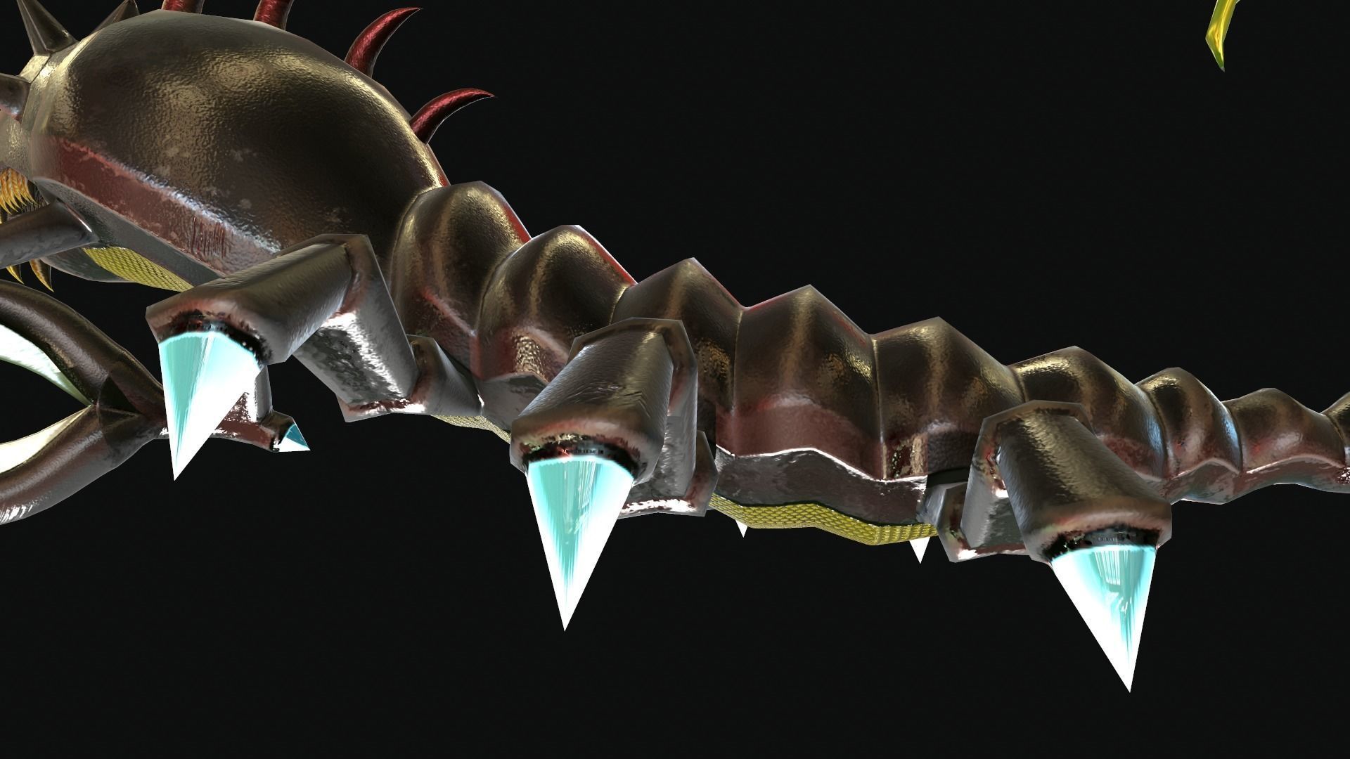 Iron Scorpion Monster 3D Model Low-poly 3D model_11