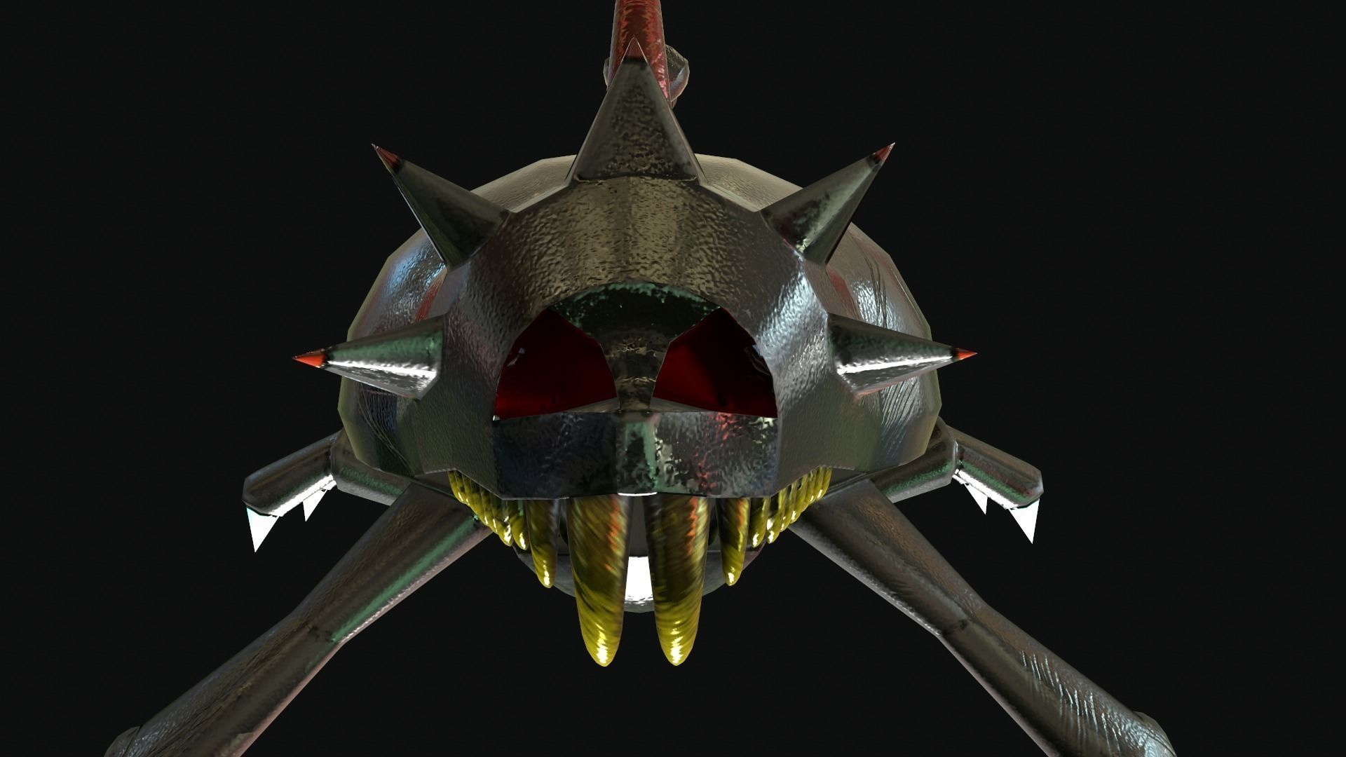 Iron Scorpion Monster 3D Model Low-poly 3D model_9