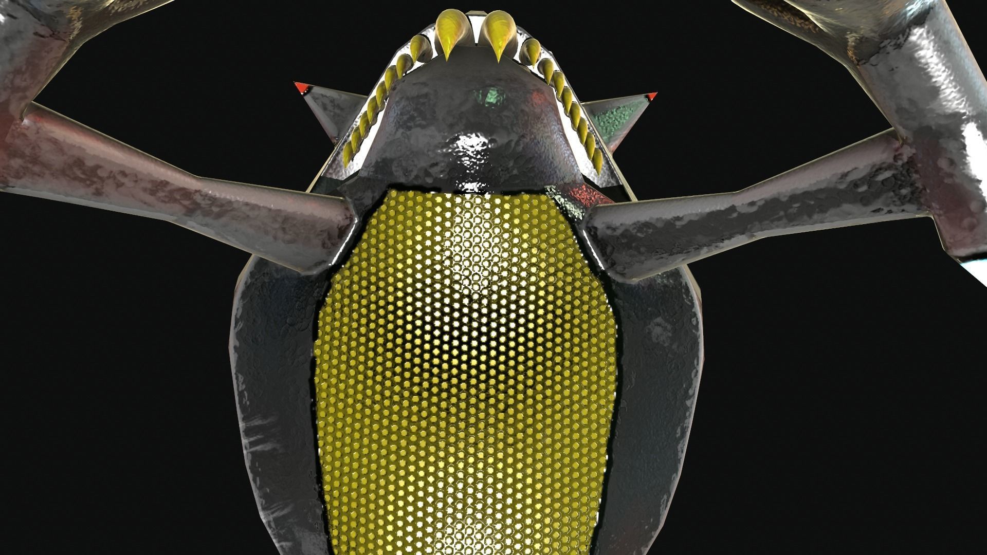 Iron Scorpion Monster 3D Model Low-poly 3D model_13